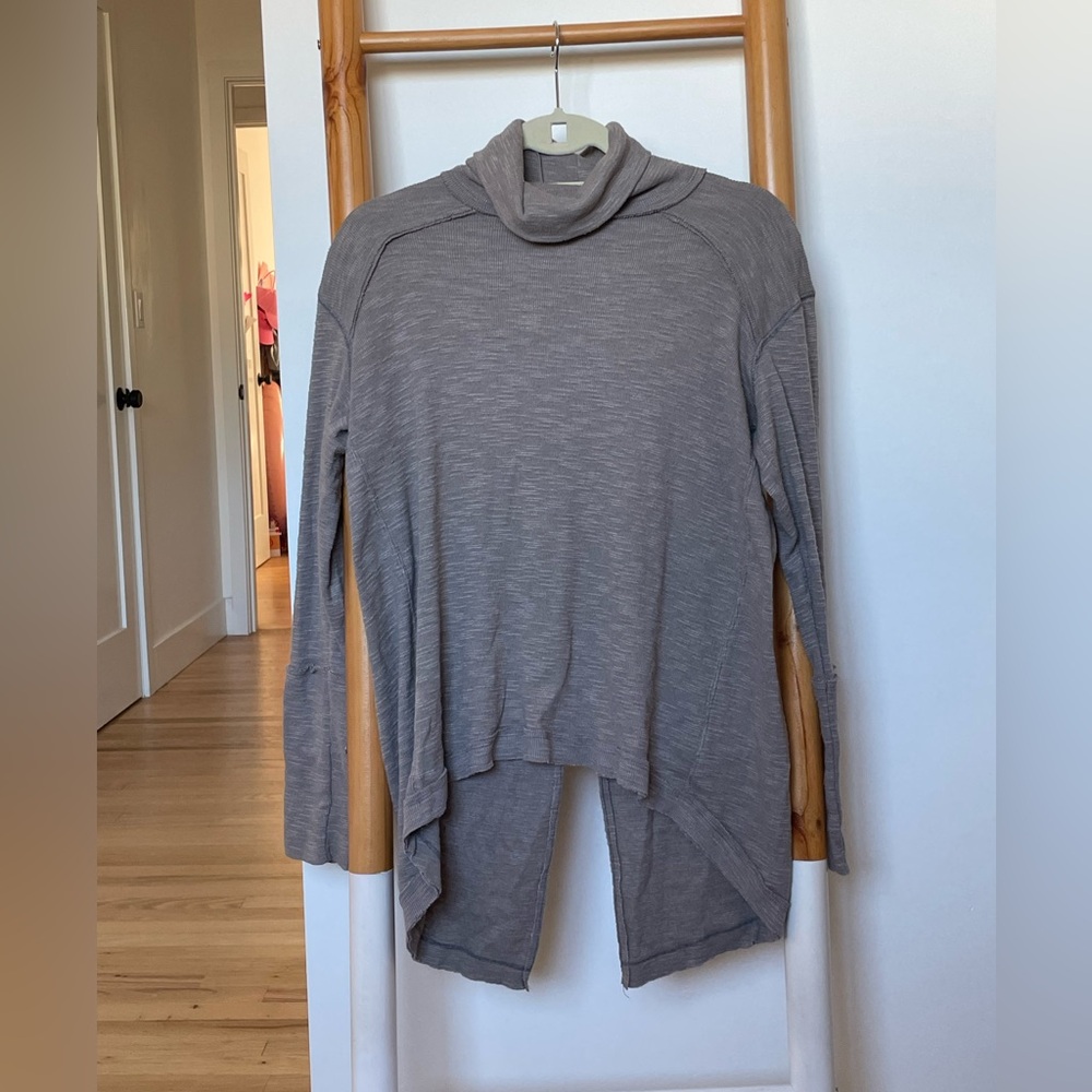 Free People Split Back Turtleneck